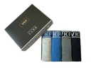 VKP Underwear Boxers Cotton Briefs For Men 4 Pack - Medium