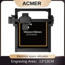 ACMER S1 Portable Laser Engraver 10K/min CNC Cutter -Wood, Acrylic, Leather
