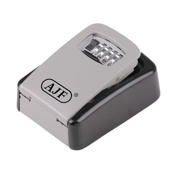 XX AJF High-Security Wall Mounted 4-Digit Combination Outdoor Key Safe Box  