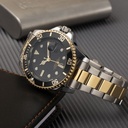 Amovan Men's 43mm Multifunction Sport Watch Quartz Stainless Steel Design - Black Face