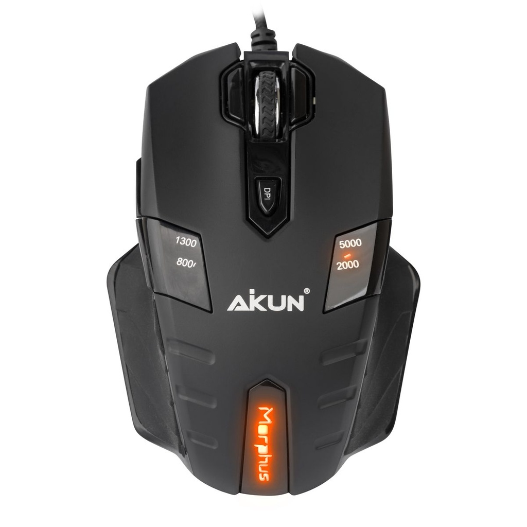 AiKUN GX8 Programmable Gaming Mouse 4000DPI , USB2.0 , Sensor Black