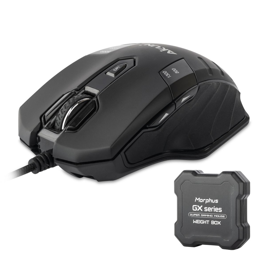AiKUN GX8 Programmable Gaming Mouse 4000DPI , USB2.0 , Sensor Black