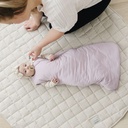 Lucky Sprout Organic Cotton Baby Swaddle Bag - Soft Sleeping Sack - Pink