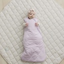 Lucky Sprout Organic Cotton Baby Swaddle Bag - Soft Sleeping Sack - Pink