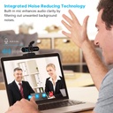 FOSCAM 1080P HD USB Streaming Web Cam for Conference, Gaming, Business