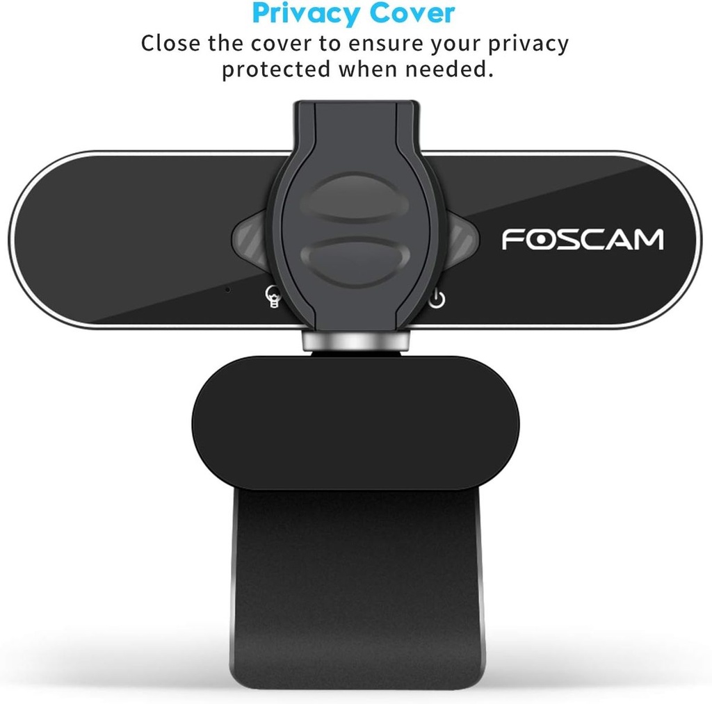 FOSCAM 1080P HD USB Streaming Web Cam for Conference, Gaming, Business