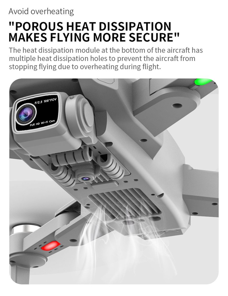 LYZRC L900 Drone 4K GPS Drone With Camera Brushless Motor 5G FPV Quadcopter - White