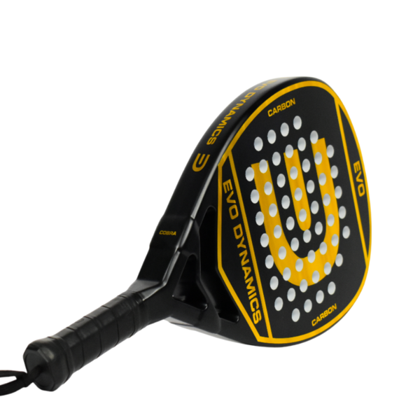 Evo Dynamics Padel Racket - Carbon Fiber Surface with EVA Memory Flex Foam