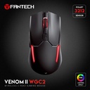 Fantech VENOM II Wireless Gaming Mouse - 2.4GHz, Adjustable 800-2400 DPI - Black