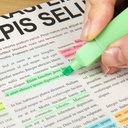 Gxin G-343 30 Assorted Pastel Highlighters - Chisel Tip Water-Based Markers