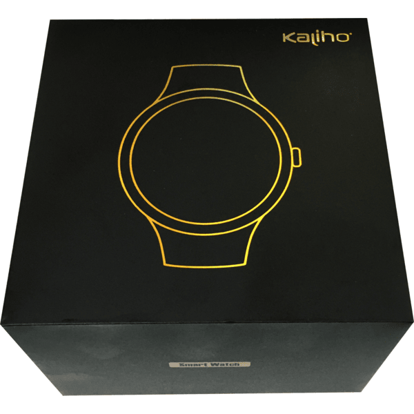 Kaliho V8 Pro Smartwatch - Multi-Sport Functionality, Health Monitoring - Black