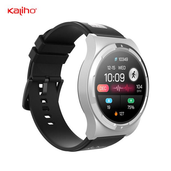 Kaliho V8 Pro Smartwatch - Multi-Sport Functionality, Health Monitoring - Black