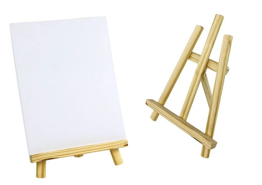 Acrylic Paint Set 24 Colors with Easel, Brushes & Accessories for Artists