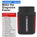 KONNWEI Wireless OBD2 Car Diagnostic Scanner Full System Active Test