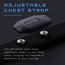 KYTO Heart Rate Monitor Chest Strap - Adjustable Fitness Sensor