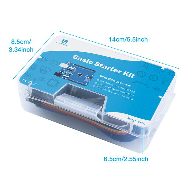 LAFVIN Basic Starter Kit for Arduino - STEM Electronic DIY Learning Kit