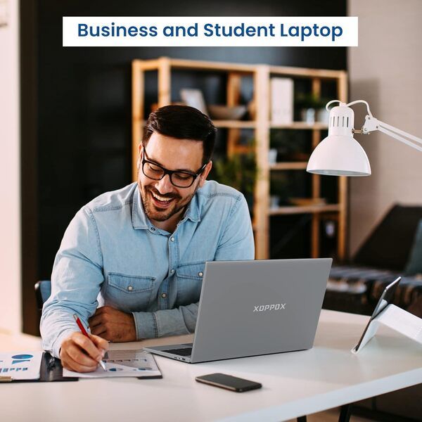 Xoppox 13.5 Inch Laptop - Intel N4020, 8GB RAM, 128GB SSD, Windows 10 Home