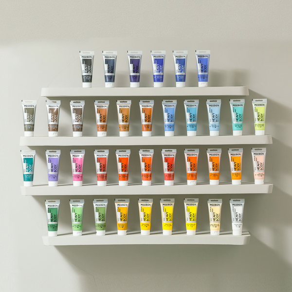 MEEDEN Heavy Body Acrylic Paint Set - 40 Tubes (100ml), 36 Colors + 4 White