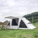 Mobi Garden Aristocratic 6 Family Camping Tent - 2-Room, 6-Person Shelter