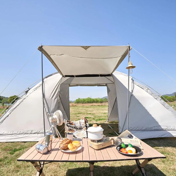 Mobi Garden Aristocratic 6 Family Camping Tent - 2-Room, 6-Person Shelter