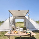 Mobi Garden Aristocratic 6 Family Camping Tent - 2-Room, 6-Person Shelter