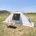 Mobi Garden Aristocratic 6 Family Camping Tent - 2-Room, 6-Person Shelter
