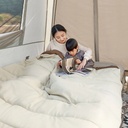 Mobi Garden Double Sleeping Bag - 3.2kg Ultra-Wide 2-Person Sleeping Bag - White