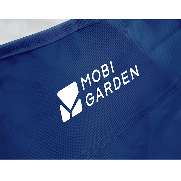 Mobi Garden Moon Chair - Compact Folding Camping Chair with Padded Seat - Blue