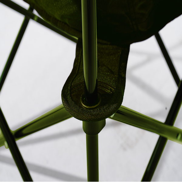 Mobi Garden Moon Chair - Compact Folding Camping Chair with Padded Seat - Green