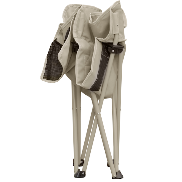 Mobi Garden Moon Chair - Compact Folding Camping Chair with Padded Seat - Sand