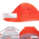 Mobi Garden Ultralight 1-Person Backpacking Tent - Waterproof & Windproof - Orange