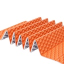 Mobi Garden Sleeping Mat -Insulated Foam Camping Pad , Foldable Lightweight - Orange