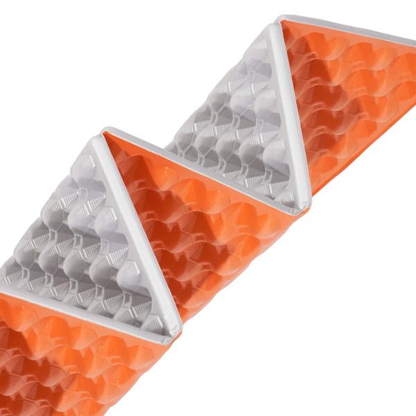 Mobi Garden Sleeping Mat -Insulated Foam Camping Pad , Foldable Lightweight - Orange