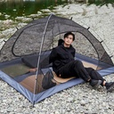 Mobi Garden Vinyl UV-Blocking Tent - Double Layer - White