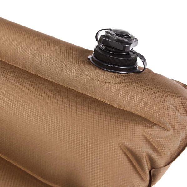 Mobi Garden 9cm Camping Air Mattress - Single or Double Inflatable Pad - Brown - Double