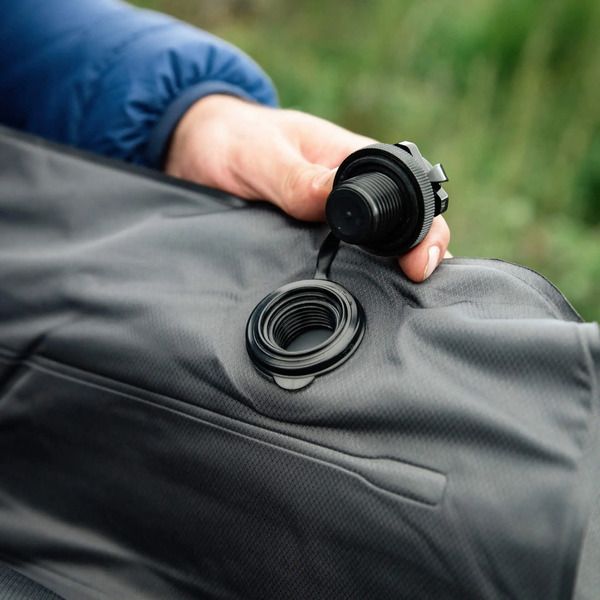 Mobi Garden 9cm Camping Air Mattress - Single or Double Inflatable Pad - Grey - Double