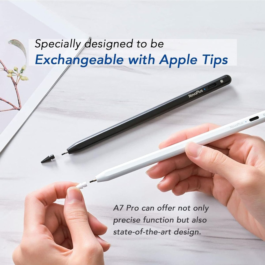 Novaplus A7 Pro Stylus Pen for iPadwith Real Time Battery Display