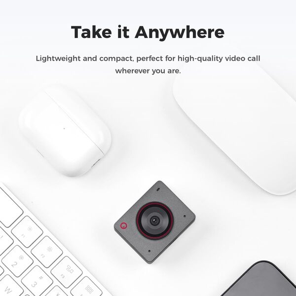 OBSBOT Meet 2 4K AI Framing Autofocus Webcam with HDR and Gesture Control