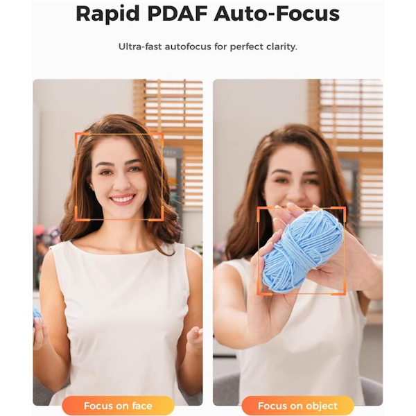 OBSBOT Tiny 2 Lite 4K AI Tracking PTZ Webcam with Gesture Control & HDR