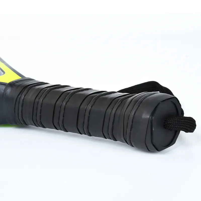 Whizz Padel Carbon Fibre Factory Padel Racket Bat - Green-Black