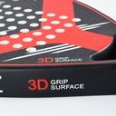 Whizz Padel Carbon Fibre Factory Padel Racket Bat - Red