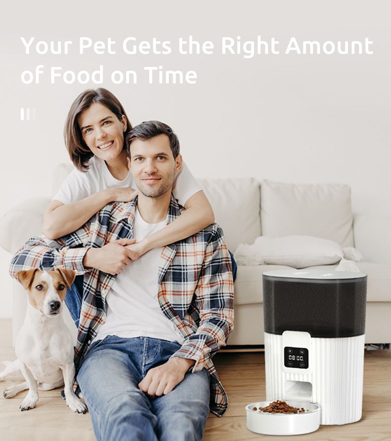 PAPIFEED Automatic Small Pet Food Dispenser with WiFi For Cat or Dog 3.5L