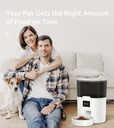 PAPIFEED Automatic Small Pet Food Dispenser with WiFi For Cat or Dog 3.5L