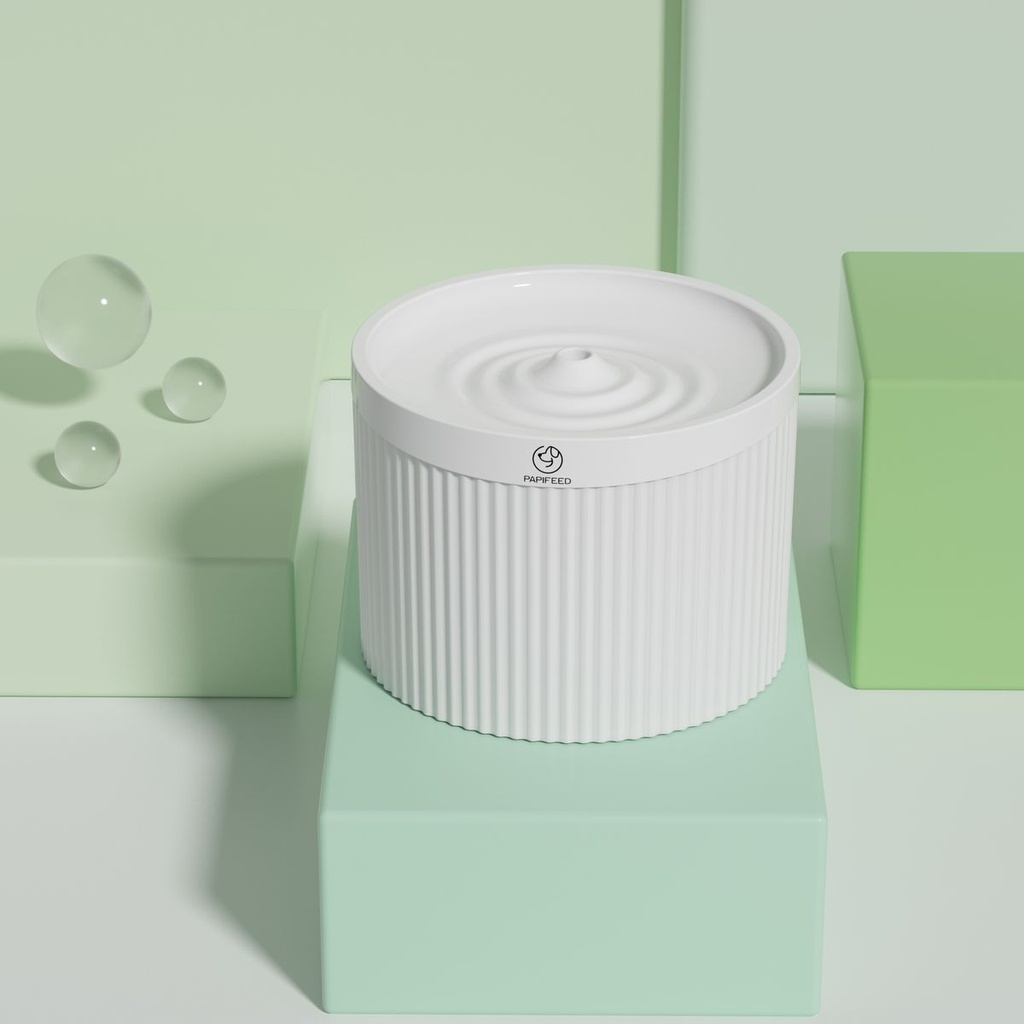 PAPIFEED Modern Automatic Silent Pet Water Fountain Dispenser 2L PF008