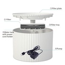 PAPIFEED Modern Automatic Silent Pet Water Fountain Dispenser 2L PF008