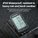 ROCKBROS Waterproof Wireless GPS Bike Computer with Heart Rate Monitor