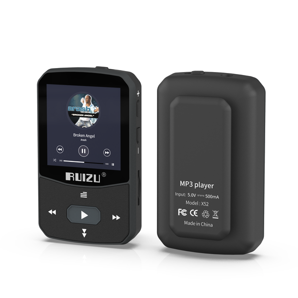 RUIZU X52 Sport Bluetooth MP3 Player - Portable Clip Mini Walkman