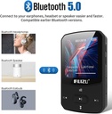RUIZU X52 Sport Bluetooth MP3 Player - Portable Clip Mini Walkman