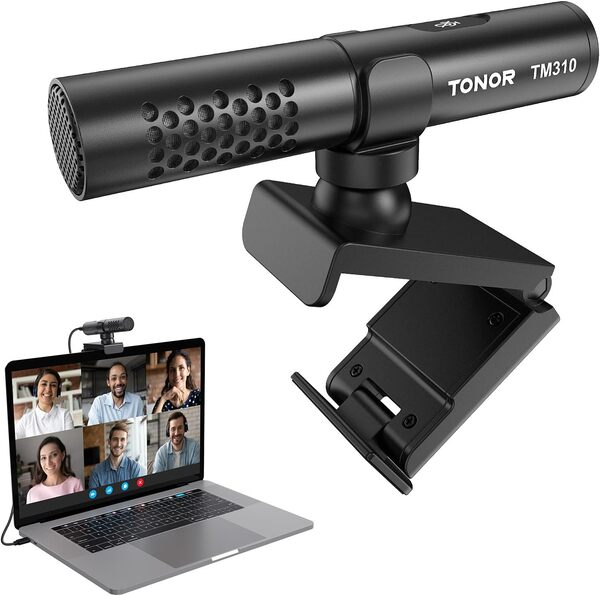 TONOR TM310 USB Conference Microphone with Mute Button & LED Indicator