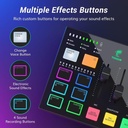 TONOR TX310 Gaming Audio Interface RGB Mixer with XLR & 6.5mm Input